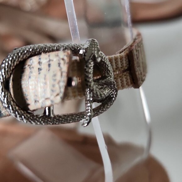 HOUSE OF HARLOW 1960 | Aggie Beaded Sandals Pink Cream Sz 37.5 - Picture 6 of 8